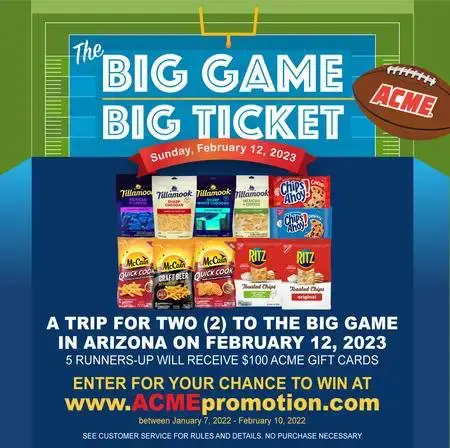 Win Super Bowl Tickets 2023 Sweepstakes