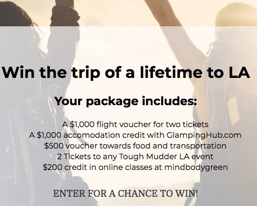 Win a Trip to LA Sweepstakes