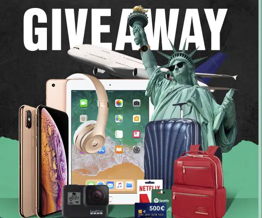 Win a Trip to New York, Apple iPhone XS, iPad and more