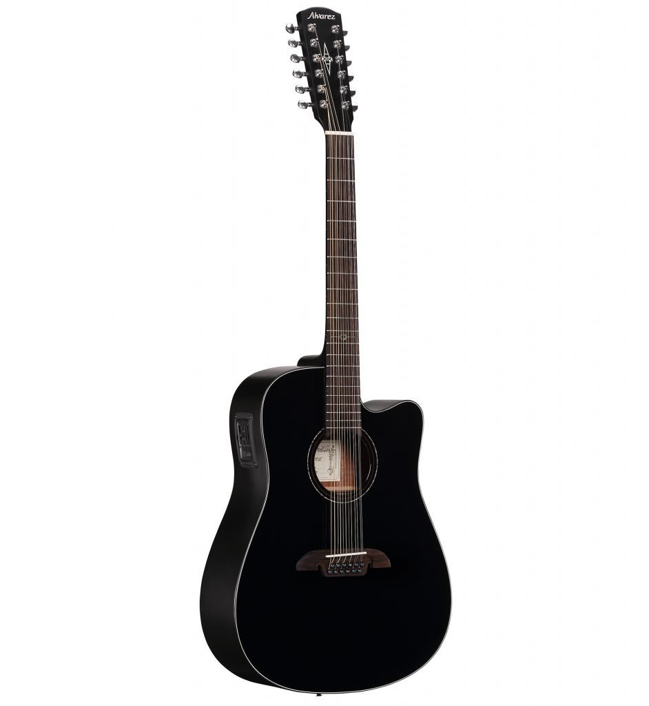 Win An Alvarez AD6012CEBK 12-String Dreadnought In The Alvarez Guitar Of The Month Giveaway