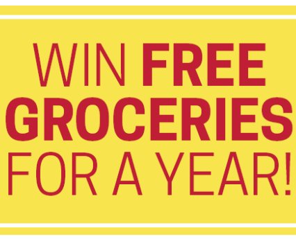 Win Free Groceries For a Year