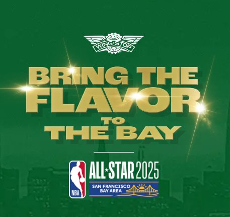 Wingstop All Star Sweepstakes - Win A Trip For 2 To Attend The NBA All-Star 2025 Concerts & Basketball Game (2 Winners)