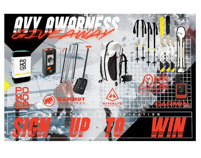 WNDR Alpine Avalanche Awareness Giveaway - Win a Ski Prize Pack Worth $2,400