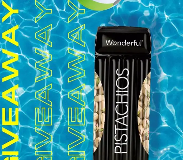 Wonderful Pistachios Summer of Flavors Sweepstakes - Win An Inflatable Pool Float + Flavored Pistachios