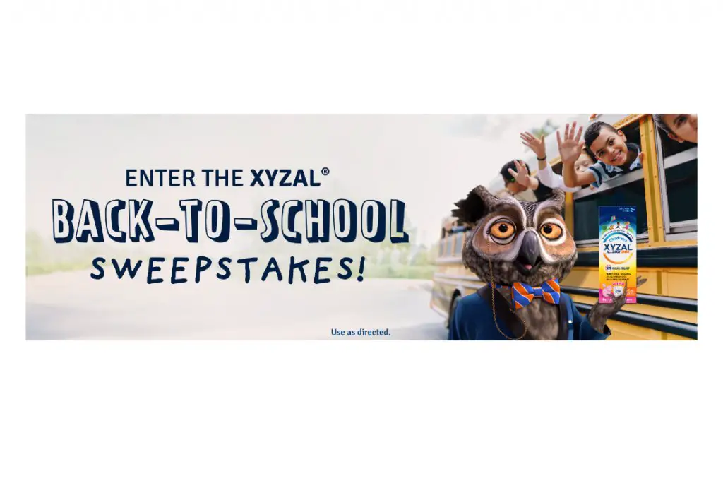 Xyzal Back To School Sweepstakes - Win A $500 Walmart Gift Card