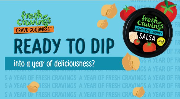 Year Of Fresh Cravings Sweepstakes – Win 1-Year Supply Of Fresh Cravings Products (12 Winners)