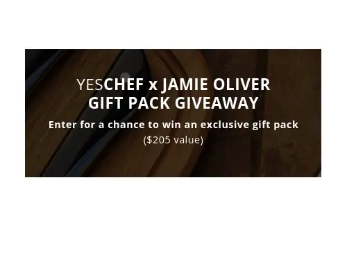 YesChef Ltd X Jaime Oliver Gift Pack Giveaway - Win A Signed Cookbook, Knives And Kitchen Tools Used By Jaime Oliver