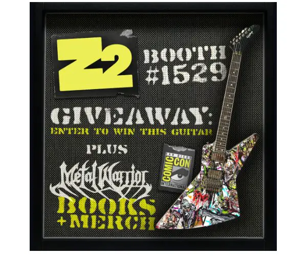 Z2 Comics X Metal Warrior: Epiphone Guitar Giveaway - Win An Epiphone Guitar & More