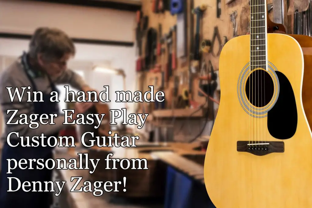 Zager Guitar Giveaway - Win A  Zager Easy Play Custom Acoustic Guitar + Accessories