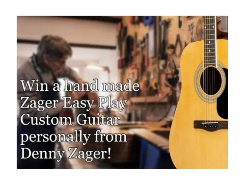 Zager Guitar Giveaway - Win A Zager Easy Play Custom Guitar And A Deluxe Accessories Package