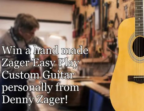 Zager Guitar Giveaway - Win An Exclusive Zager Easy Play Custom Guitar And A Deluxe Accessories Package