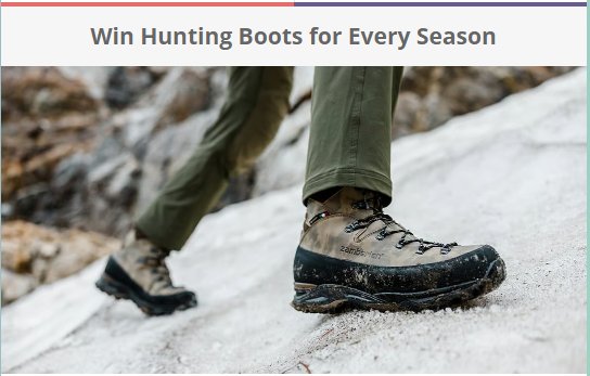 Zamberlan Hunting Boots For Every Season Sweepstakes – Win Boots For Every Season Including Zamberlan Salathe Trek, Lynx Mid GTX BOA & More