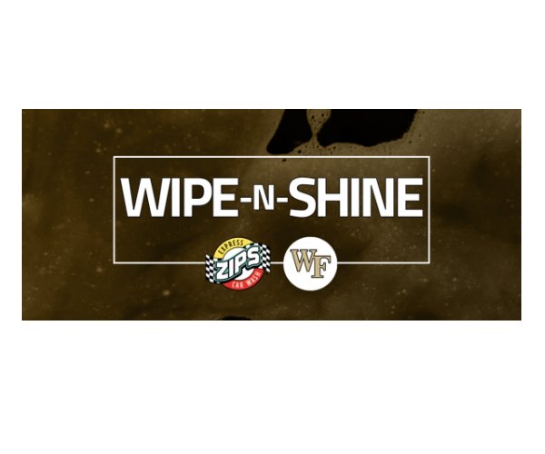 Zips Wipe-N-Shine Car Wash Wake Forest Sweepstakes - Win College Football Game Tickets & More (Limited States)