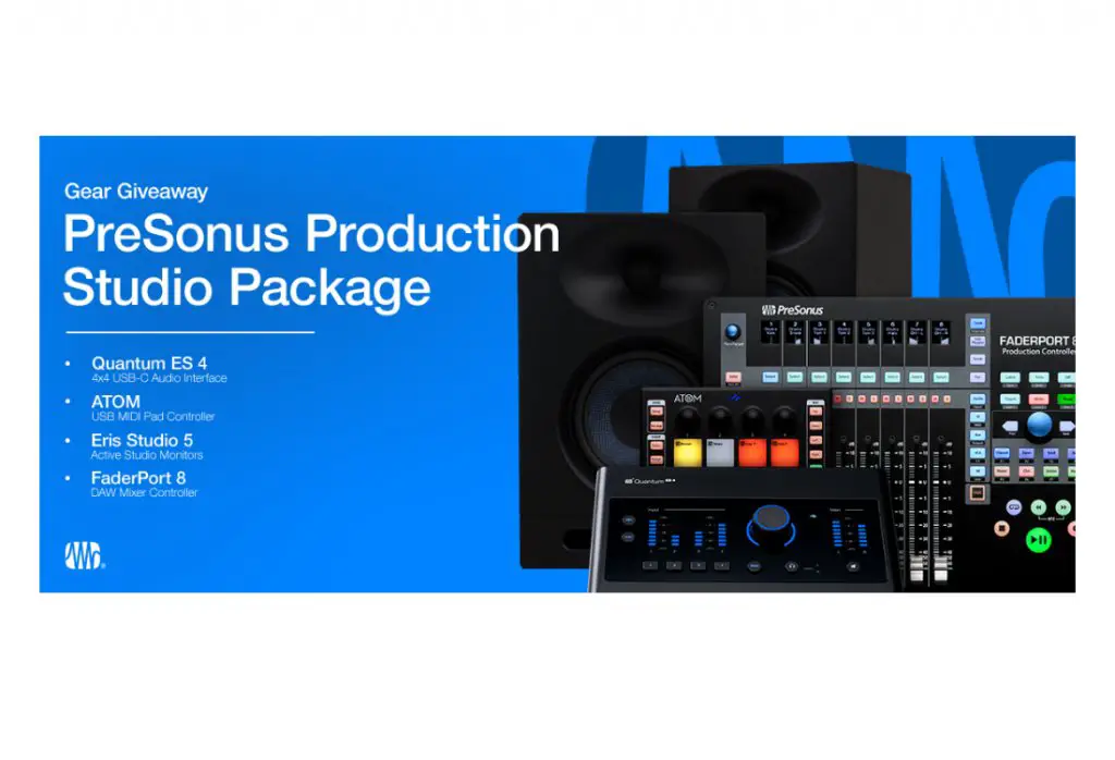 ZZounds PreSonus Production Studio Package Giveaway - Win Home Studio Recording Equipment